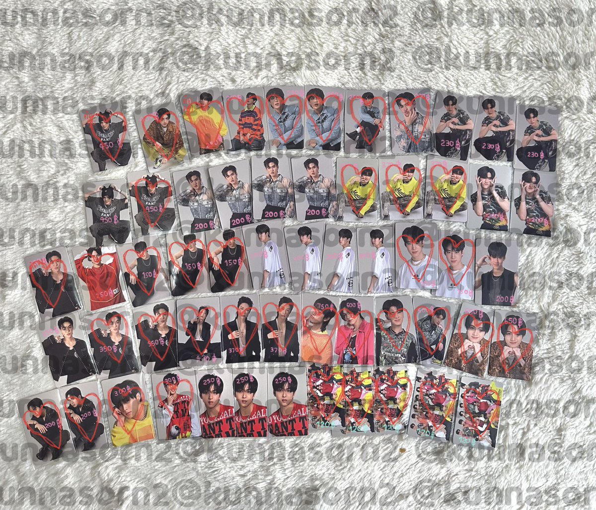 พร้อมส่ง❣️❣️
ภีม จั๋ง ฮาร์ท จินวุค 
มาร์คคริส อลัน เน้ก คอปเปอร์
🚘 (รวมส่งแล้วทุกใบ) *ไม่รับผ่อน*
เดมมาดูภาพเพิ่มเติมได้!💋
ใบที่มีหัวใจคือออกแล้วค่ะ
#ตลาดนัดbus