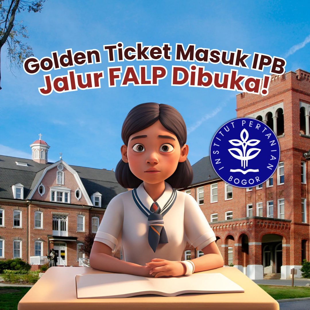 universityid's tweet photo. Golden Ticket Masuk IPB untuk angkatan 2025 nih! Dapetin kesempatan masuk IPB tanpa seleksi lewat Program FALP!

Punya pertanyaan? Yuk diskusi di kolom komentar! 😆💖 https://t.co/rflS4Tw60s
