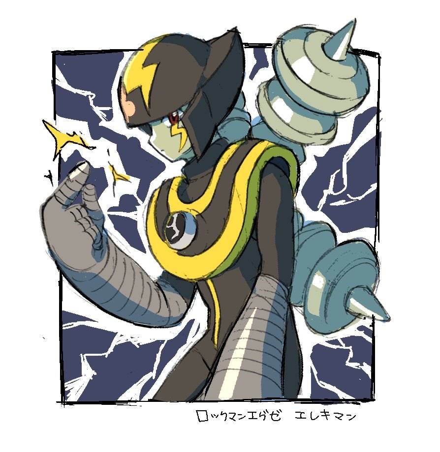 イラストリクエスト】 ・エレキマン(ロックマンエグゼ) ・今剣(刀剣