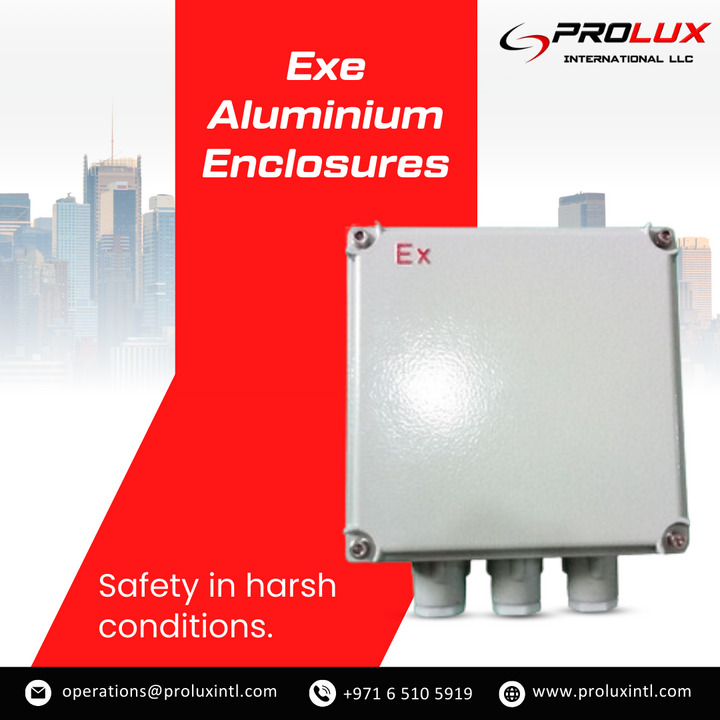 proluxintl's tweet image. Built for extreme temperatures and corrosive conditions, these enclosures keep non-sparking components safe and secure.

#aluminiumenclosure #exproof #atexcertified #iecex #hazardouszones #industrialsolutions #marineinstallations #proluxinternational