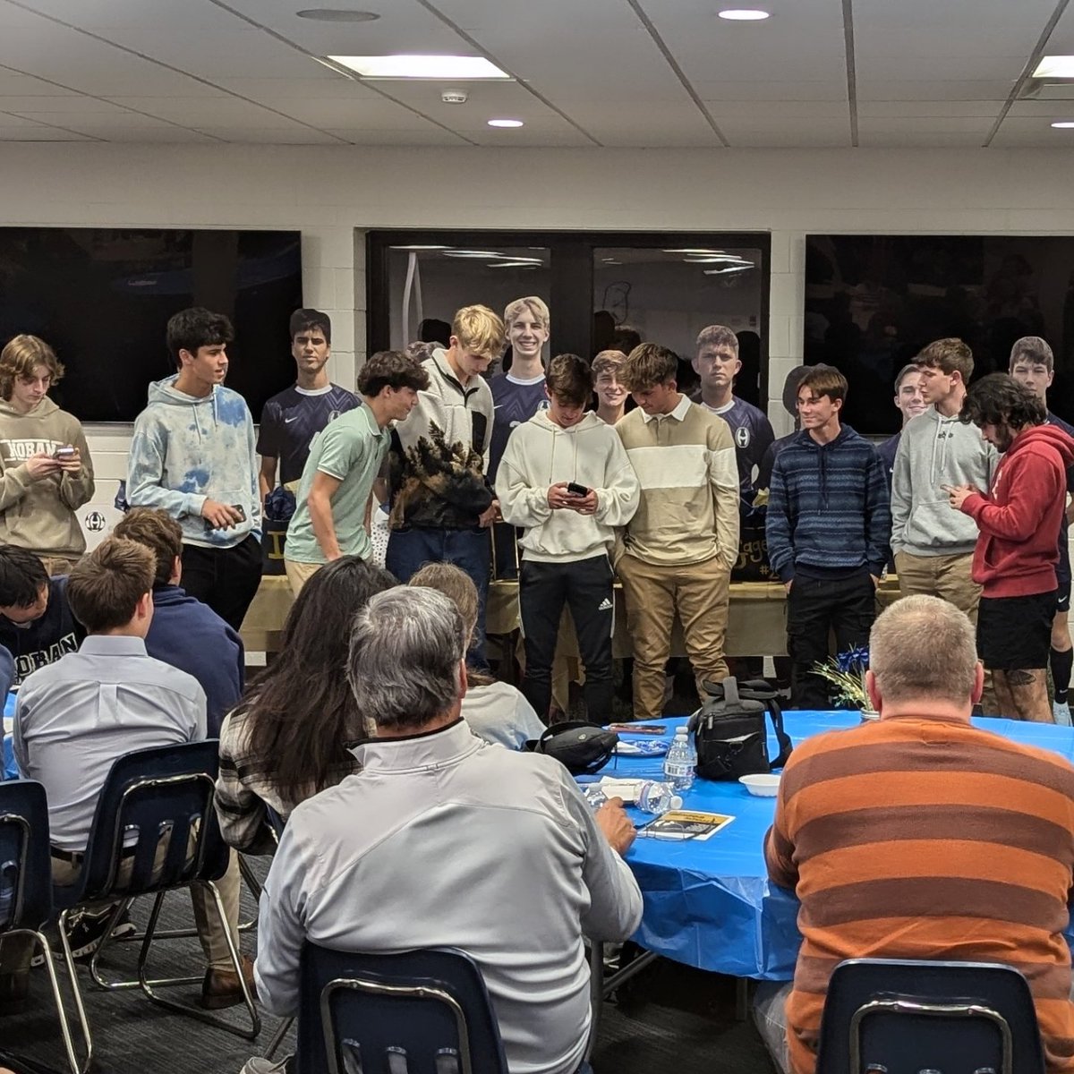 Hoban_Soccer's tweet photo. ✨🏆 Celebrating a great season! 🏆✨ 

Tonight's awards ceremony and senior dinner was full of fun, gratitude, and good memories. Here's to the hard work and dedication each player brought to the field this year 👏👏👏.  #HobanSoccer #KnightPride #GoHobanGo⚔️ https://t.co/CaAHzoUy9x