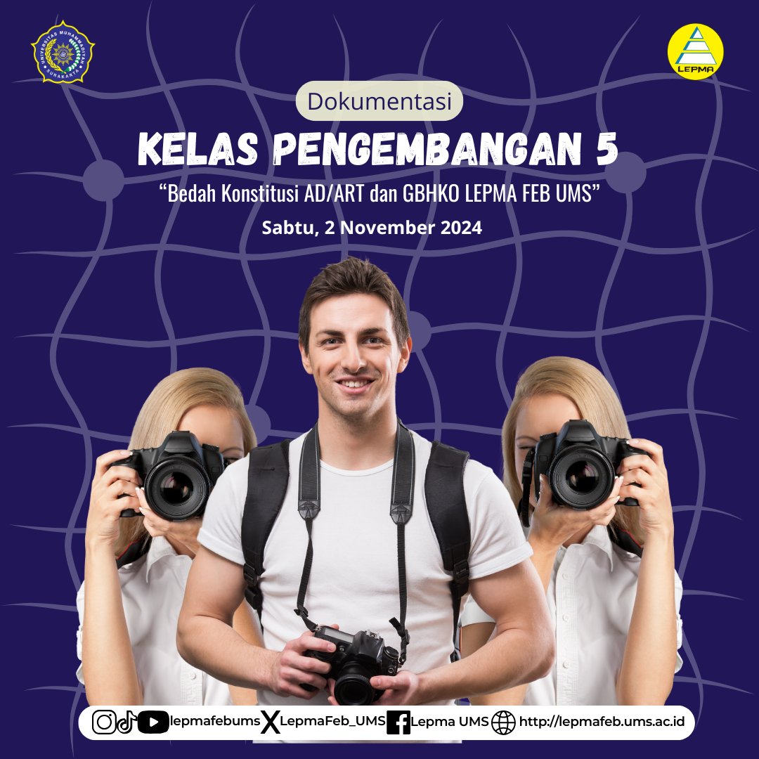 LepmaFEB_UMS's tweet photo. 📸[DOKUMENTASI KELAS PENGEMBANGAN 5]📸

Assalamualaikum Warahmatullahi Wabarakatuh.

Pada hari Sabtu, 2 November 2024, LEPMA FEB UMS kembali mengadakan Kelas Pengembangan 5 dengan tema "Bedah Konstitusi AD/ART dan GBHKO LEPMA FEB UMS." https://t.co/C1QqdjAWRB