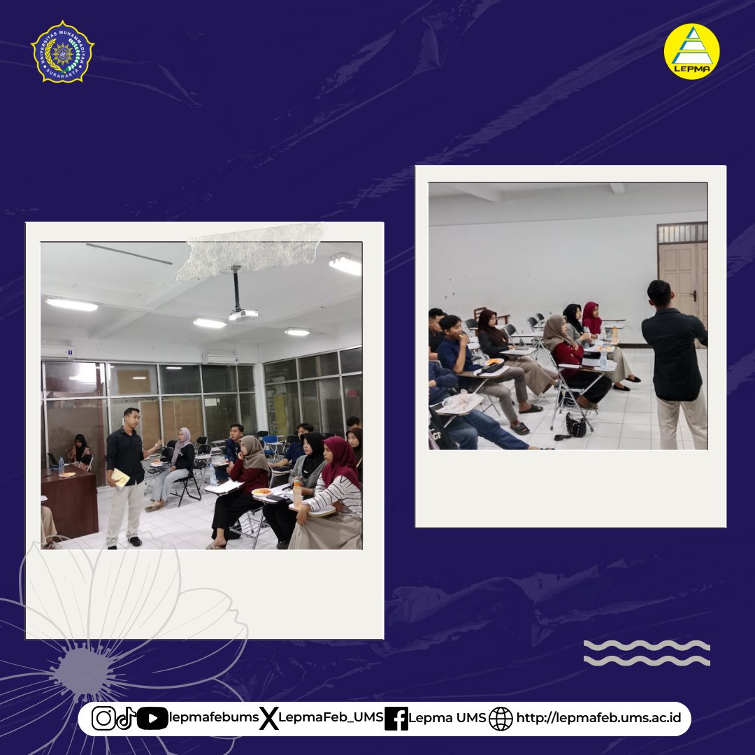LepmaFEB_UMS's tweet photo. 📸[DOKUMENTASI KELAS PENGEMBANGAN 5]📸

Assalamualaikum Warahmatullahi Wabarakatuh.

Pada hari Sabtu, 2 November 2024, LEPMA FEB UMS kembali mengadakan Kelas Pengembangan 5 dengan tema "Bedah Konstitusi AD/ART dan GBHKO LEPMA FEB UMS." https://t.co/C1QqdjAWRB