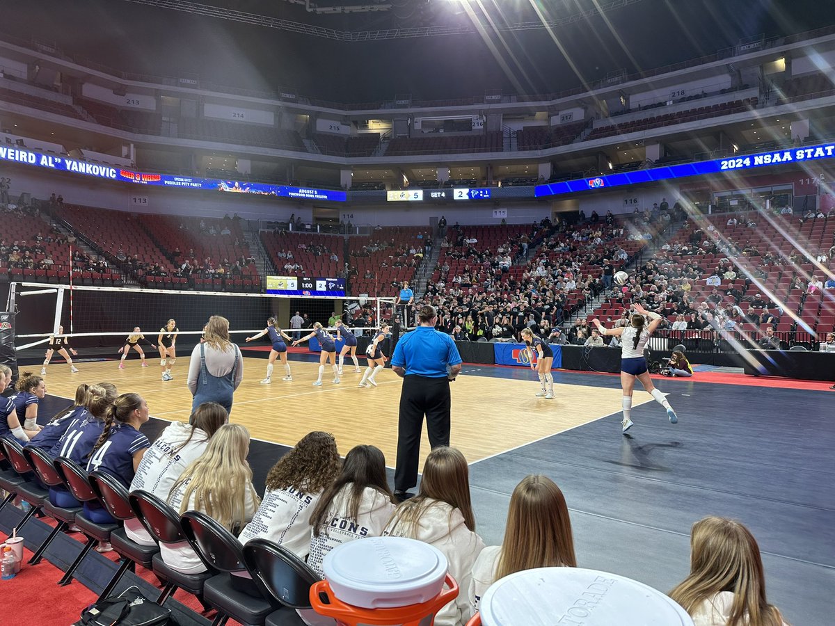 Freeman_Falcons's tweet image. C2️⃣ State🏆Championship:

🏐Round 1️⃣:

Set 4️⃣:

Freeman🐦Falcons🟰1️⃣5️⃣
Thayer Central🗡️Titans🟰2️⃣5️⃣

The🐦Falcons🏐season comes to a close, in the State🏆Tournament at🏦@PinnacleArena, with a record of 2️⃣6️⃣➖5️⃣‼️ 🙏🏻Thank🫵🏻you for an🤯unbelievable🎢ride‼️

#WeAreFreeman🐦