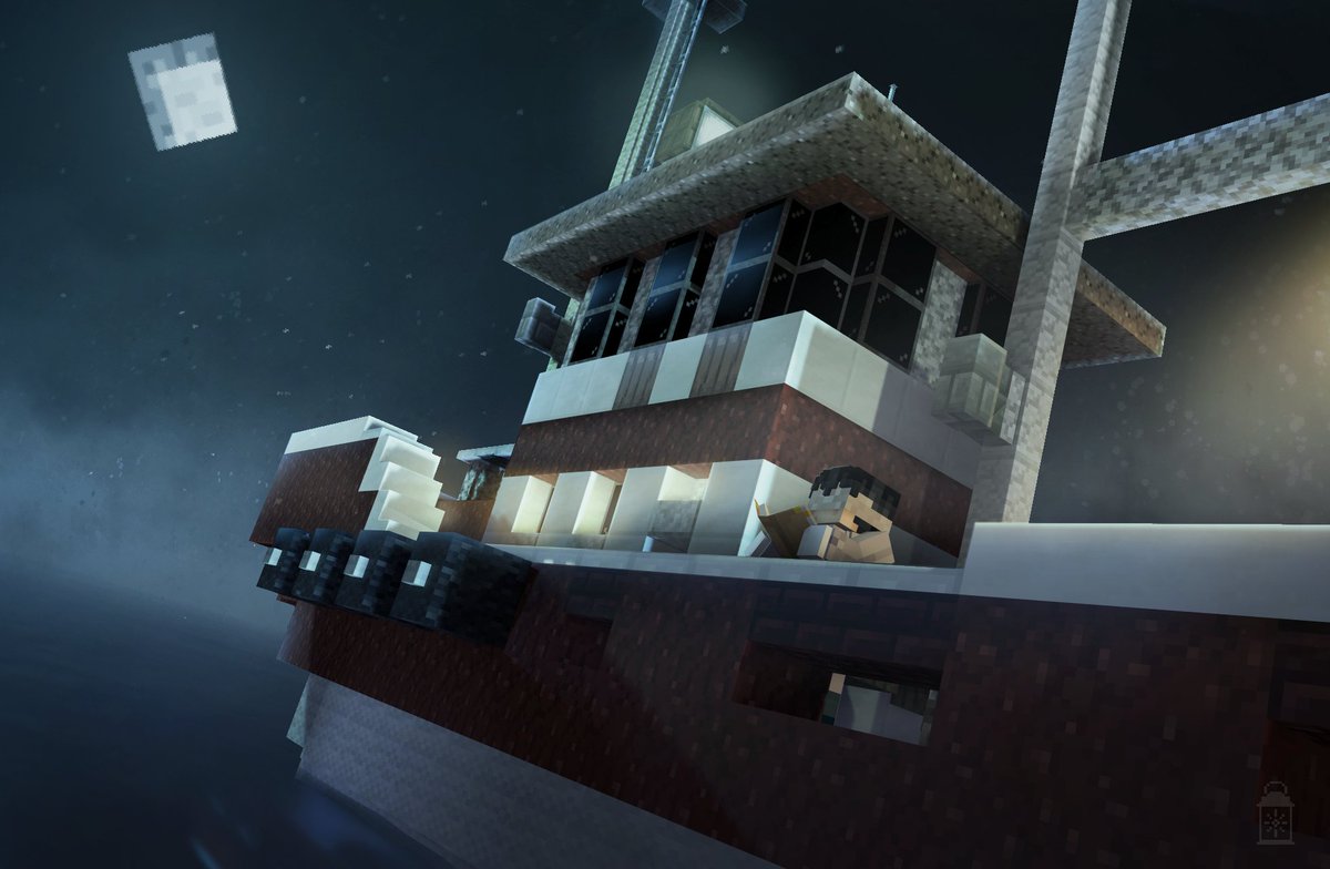 131_project's tweet photo. [📖]🚢 una pista...
 ...un nuevo destino 🔎

#Minecraft #Squidcraft3 🦑#Squidcraftfiles https://t.co/mBhLpWo9zR