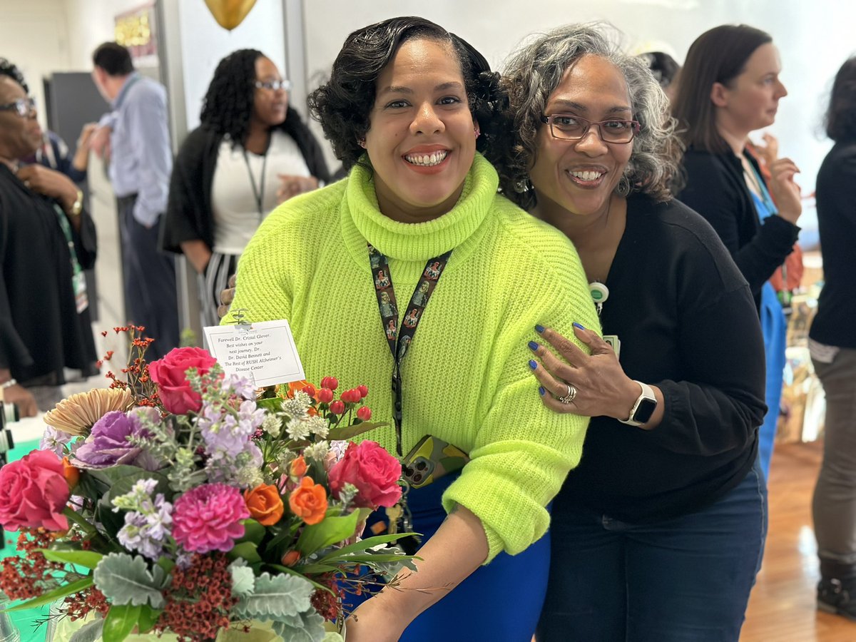 Bryan D. James, PhD (@bryandjames) on Twitter photo <a href="/rushalzheimers/">Rush Alzheimer's Disease Center</a> @CGster Less blurry pic of @CGster and <a href="/beyoung40/">Lisa L. Barnes, PhD (Barnes Young)</a>! We will miss you so much Crystal! <a href="/rushalzheimers/">Rush Alzheimer's Disease Center</a> @CGster Less blurry pic of @CGster and <a href="/beyoung40/">Lisa L. Barnes, PhD (Barnes Young)</a>! We will miss you so much Crystal!