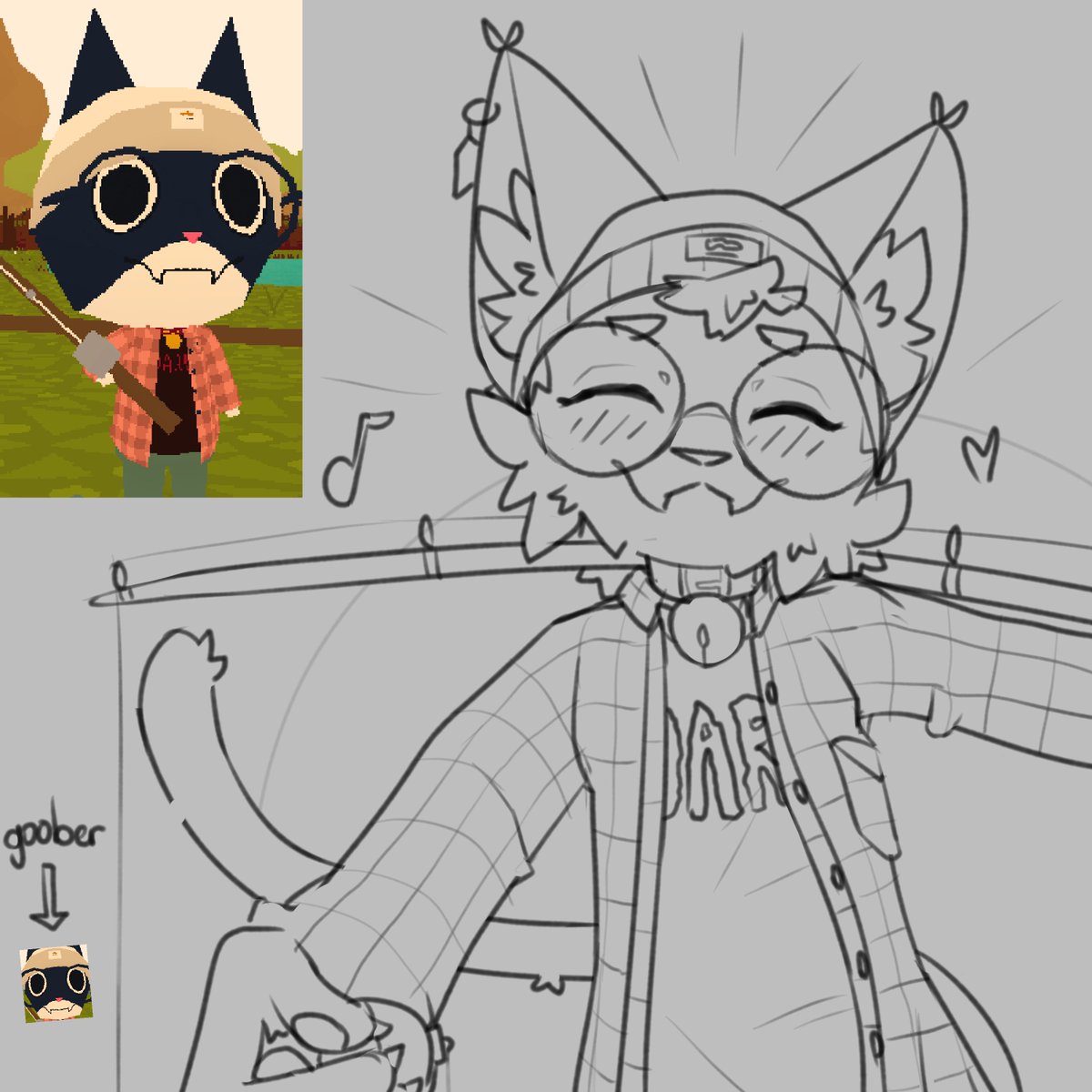 slickestfox's tweet photo. drew my webfisher >:3 https://t.co/JfaNdnvASV