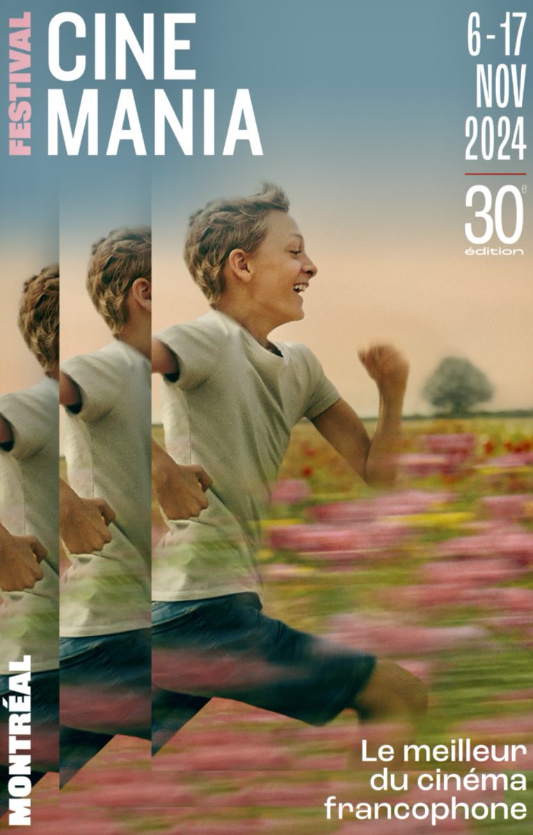 LamourouxEric's tweet photo. #Cinemania 2024, 2 semaines de films francophones, c’est maintenant !
Pour ses 30 ans, la France invitée d honneur! @LeCNC @ADAMI_Artistes @Unifrance @leCMN @citelanguefr @FFAngouleme . Superbe film d’ouverture «Bergers», un Québécois en Provence! @GuilhemCaillard https://t.co/5evh2srD3E