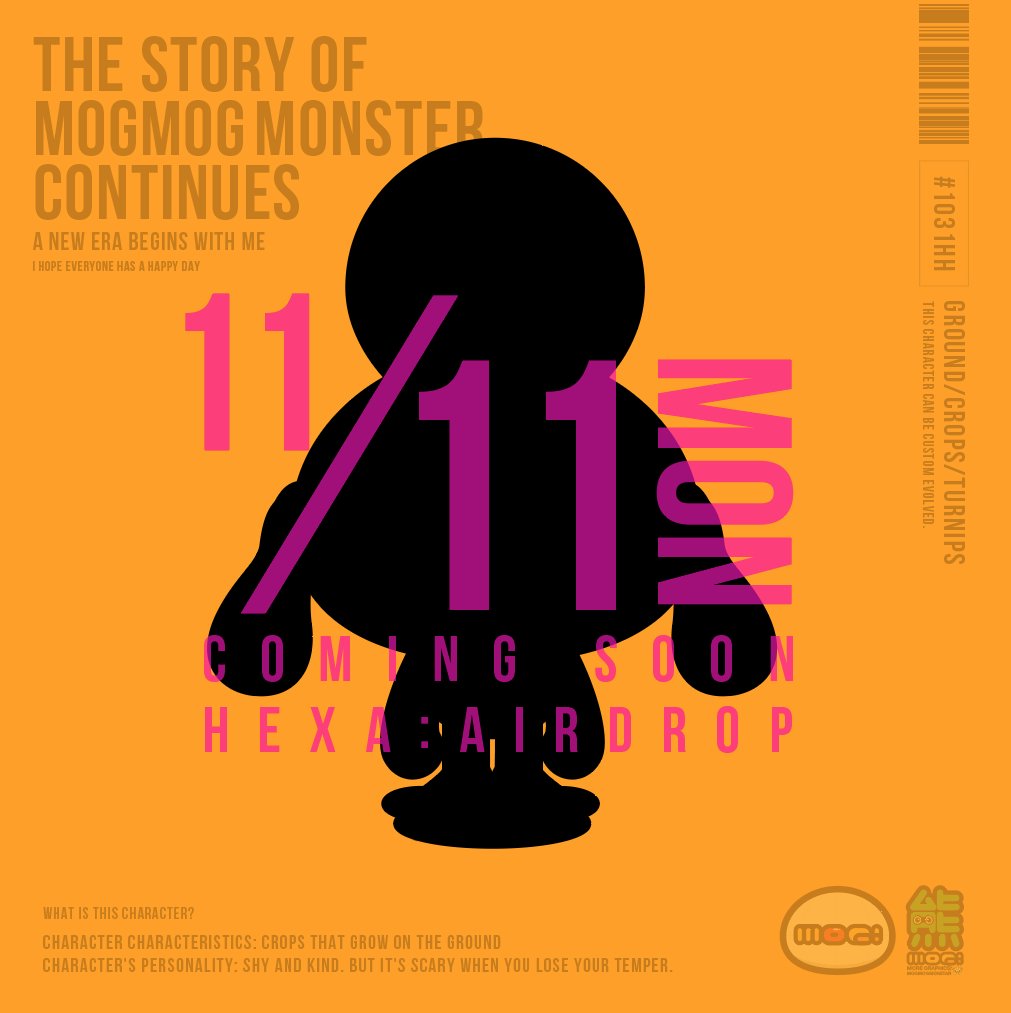mog_gg2024's tweet image. 📢［拡散助散］📢
公式よりお知らせ🍑とお願い🍆です☝️✨

11月11日以下の２つの
MOGMOGニュースがあります❣️

✅①月一：エアドロ！MOGキャラ！GET！！
✅②月一個：MOGエッグ！MINT！

そしてさらに❗️

期間中に公式アカウント内で
いいね❤️やリプ♻️、応援コメントを
いただいた方の中から...…