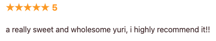 yuri_hub's tweet photo. ✨ Review Highlights ✨
We received 2 wonderful reviews on Renta! for "Threads of Me and you"! 💖
Add review and share your thoughts as well!
#AyuInui #犬井あゆ https://t.co/V5CSkBA2M2