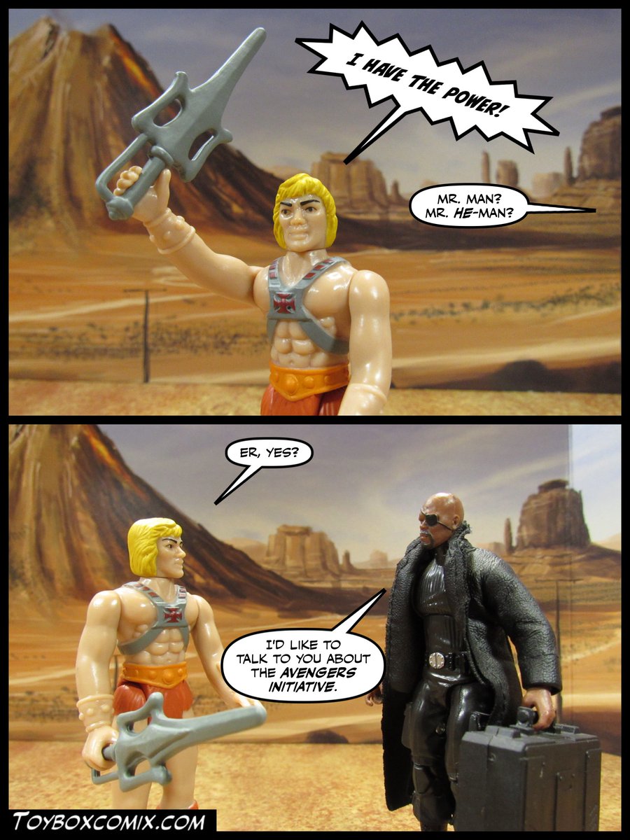 Random Old Comic:  Recruiting toyboxcomix.com/2017/06/25/rec… #HeMan #Marvel #MastersoftheUniverse #NickFury