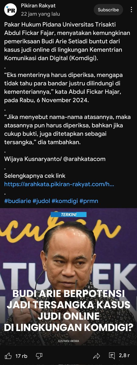 ZARGO200's tweet photo. Dukung Kepolisian Ringkus Budi Arie . Jumat Berkah https://t.co/VXzLvOAa5M