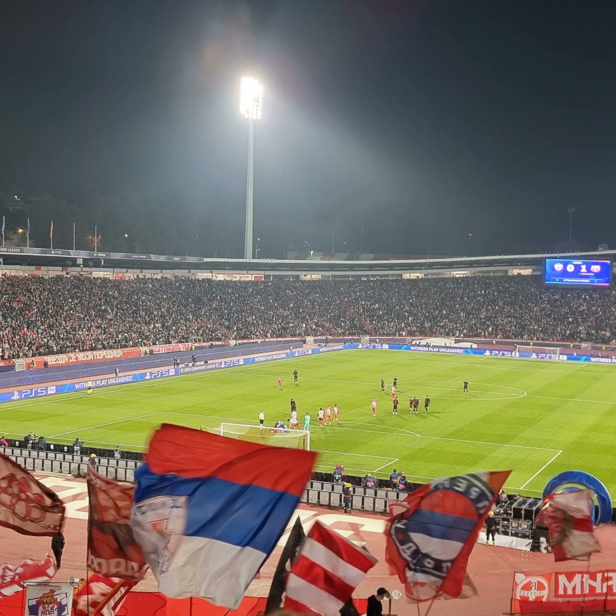 Last year took the <a href="/BlackpoolFC/">Blackpool FC</a> shirt to Iraq for the Asian Champions League, this year took it to Red Star Belgrade for the Uefa Champions League. #UTMP