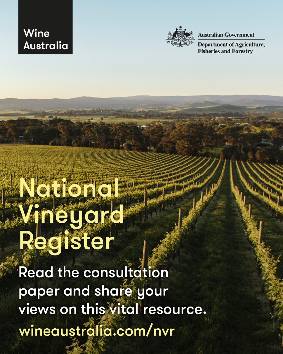 Wine Australia has just released the National Vineyard Register (NVR) Project consultation plan and we’re keen to hear grape and wine sector feedback. Consultation is open now until November 30. Read the paper and share your thoughts here: pulse.ly/ktg3qjsdqj