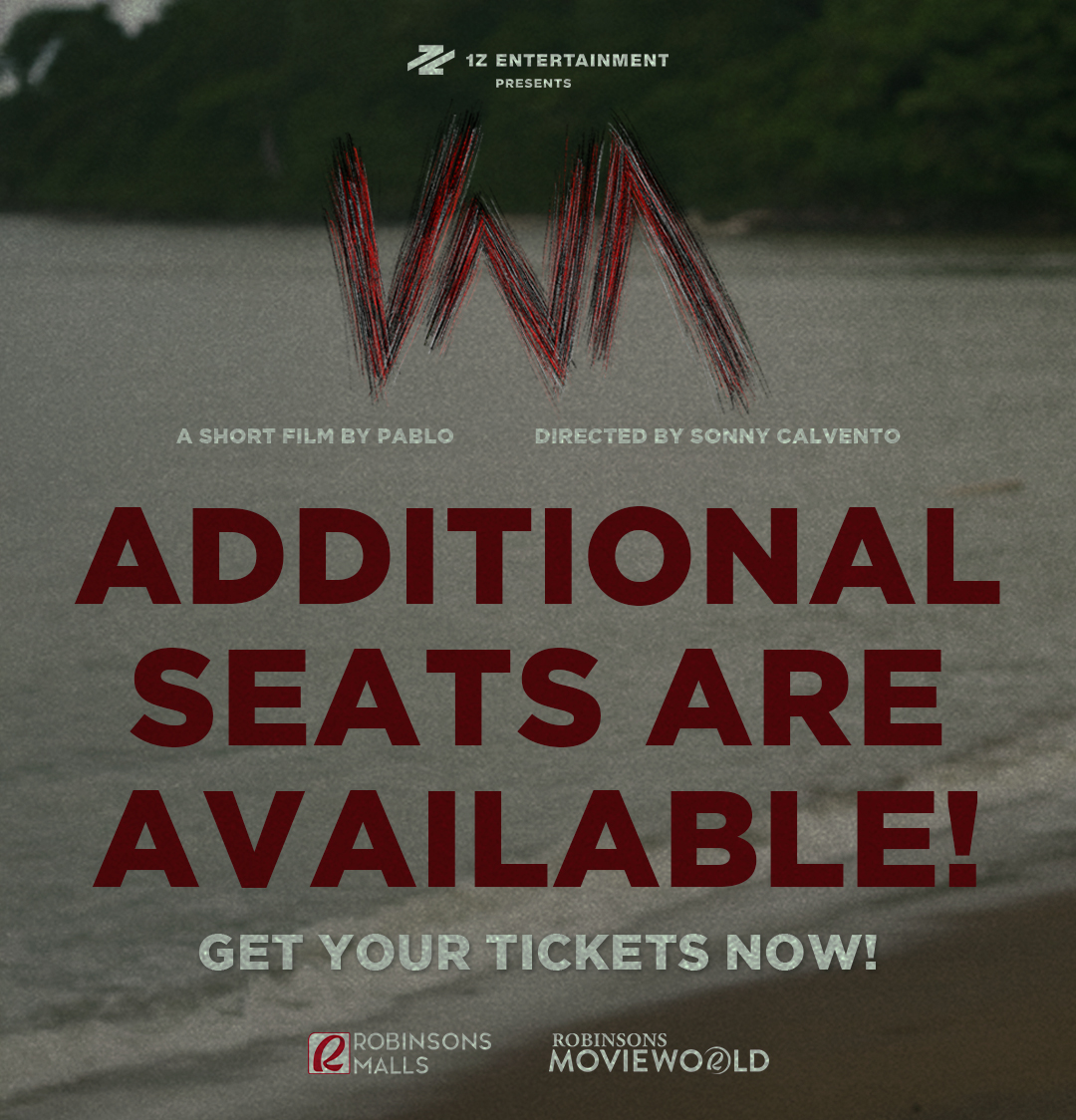 imszmc's tweet photo. UNA Premiere Night
November 8, 2024

A’TIN we hear you! A few more additional seats are now available. 

Get your tickets at Robinsons Movieworld Galleria Ortigas Ticket Booth.

#UNAShortFilm #UNAPremiereNight #PABLO https://t.co/sdvnCPODLh