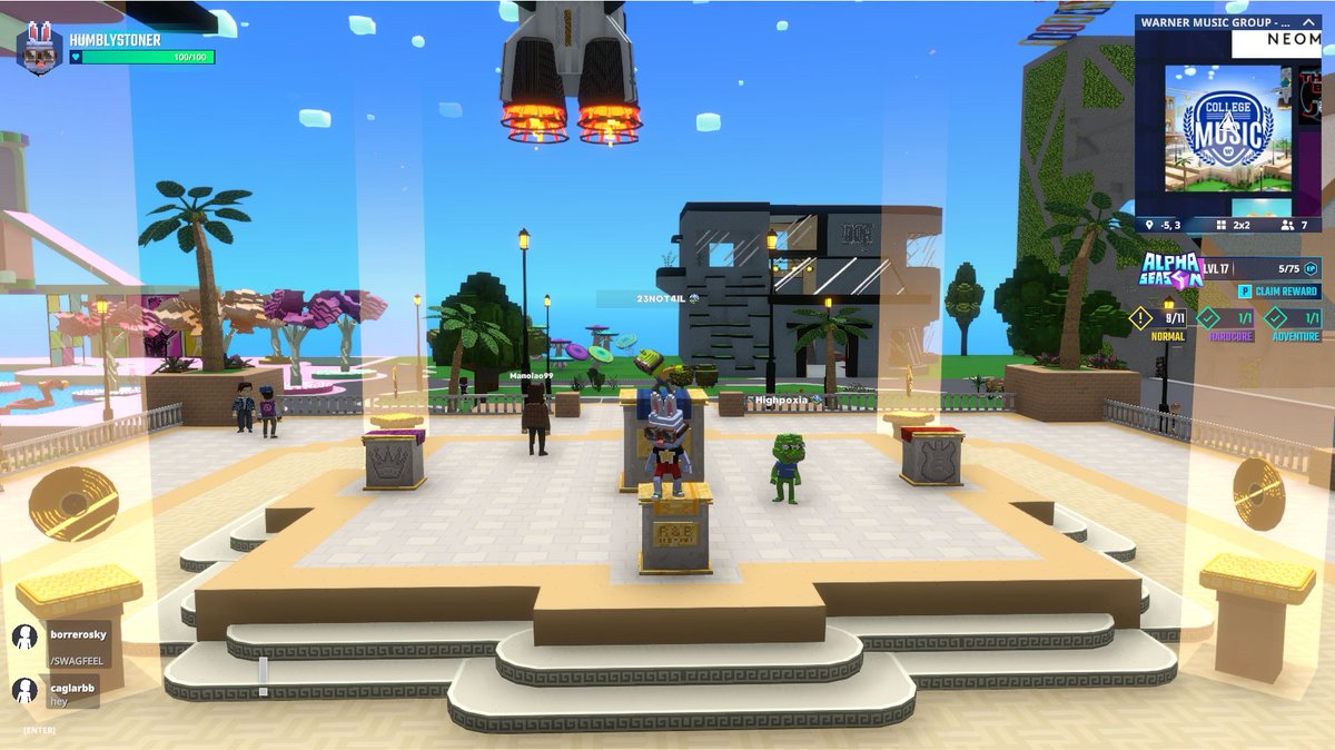 🎵 Harmonizing at the College of Music in <a href="/TheSandboxGame/">The Sandbox</a>. Spotted the Academy Crest in the main plaza. Ready to rock this virtual campus! 🎸 register-landings.sandbox.game/alphaseason4-s… #TheSandbox #AlphaSeason4 #AS4SocialChallenge