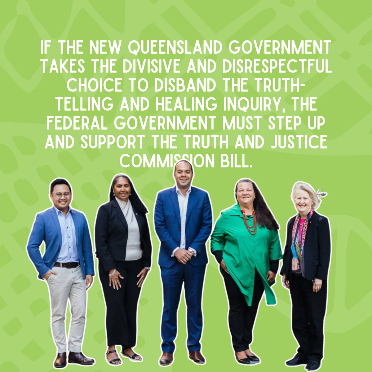 The disappointing, disrespectful and divisive decision to end Queensland’s truth-telling inquiry highlights the importance of a federal Makarrata Commission, and the Federal Government must step up.

LEARN MORE | bit.ly/3Y9cYOY