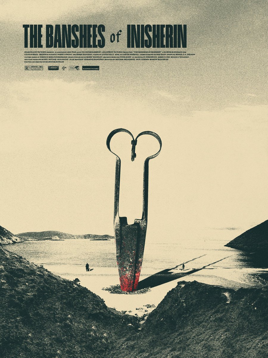 cinemapaitiyam's tweet image. The Banshees of Inisherin (2022)
IMDb: 7.7
Genre: Comedy, Drama
Plot: A friendship ends abruptly in an Irish village, leading to unexpected darkly comedic and heartbreaking events.
#TheBansheesOfInisherin #IrishDrama #DarkComedy #MovieReview