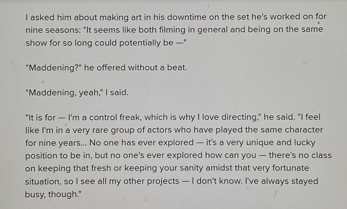 matthew gray gubler is NEVER coming back to that fuckass show are you kidding me😭⁉️