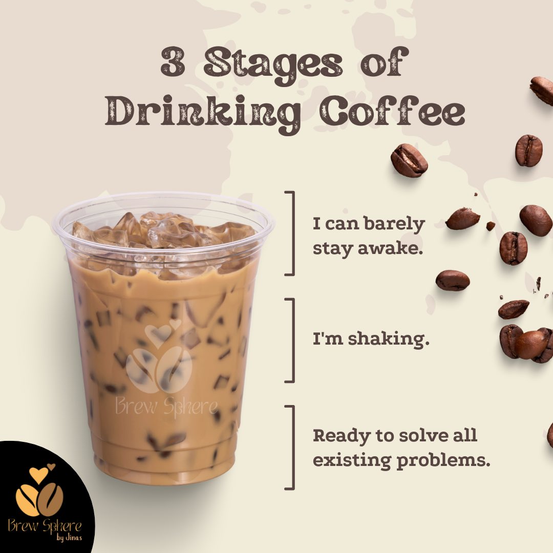 BrewSphere's tweet photo. Which stage are you at right now? 
..
..
..
#CoffeeLovers #CoffeeTime Vibes #BrewSpherebyJinas https://t.co/SdauLzU1Zf