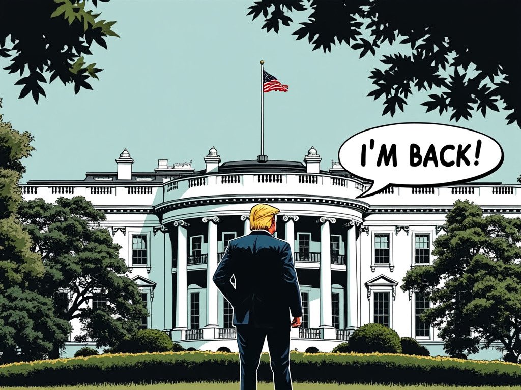 austinguy87's tweet image. Messing around with Grok. President Trump in a couple of months