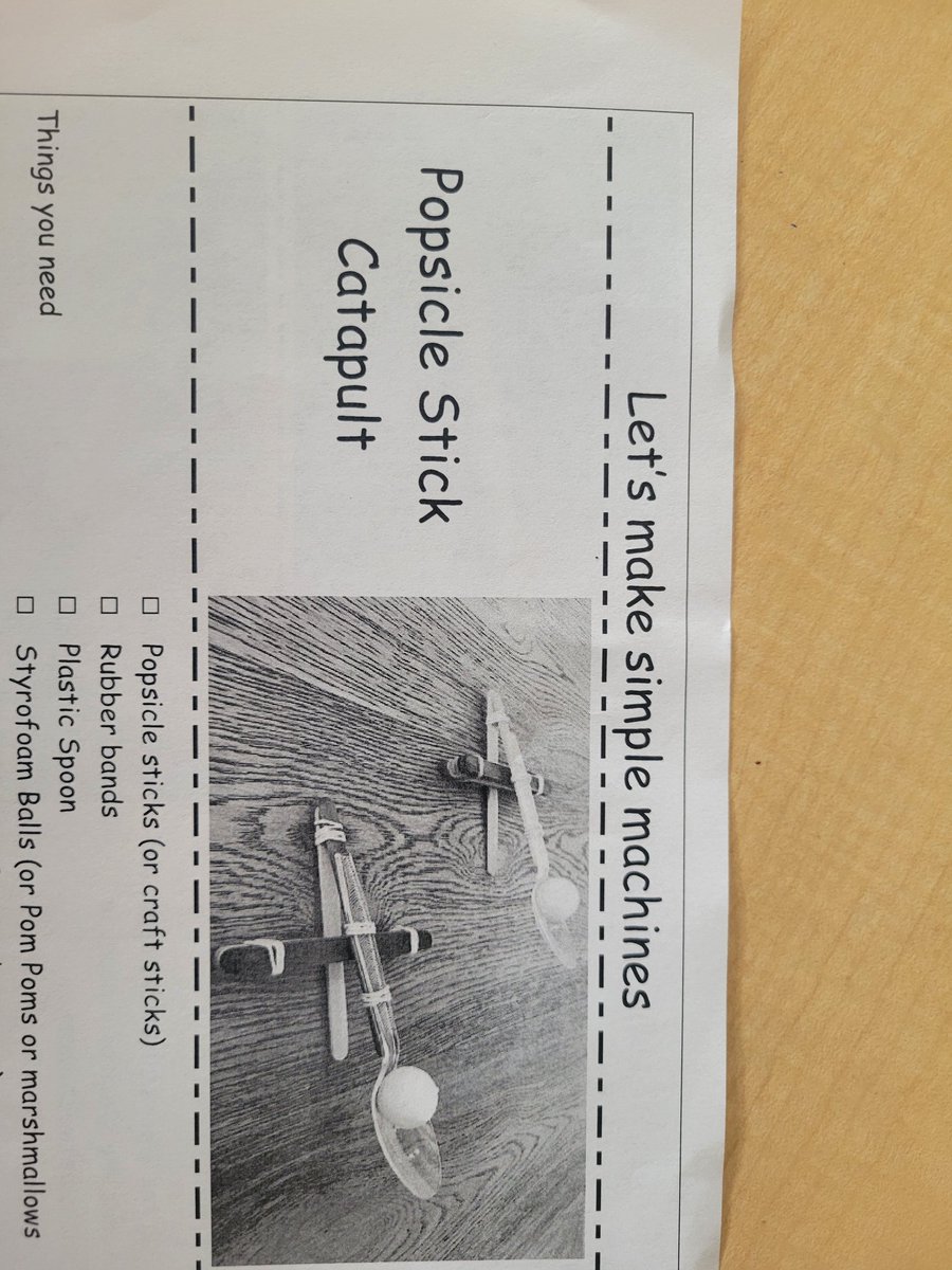PaigeLPorter1's tweet photo. Making simple machines day 1 was a success! 

Then we got right into our pumpkin catapults! 

@CPES4LIFE @DrManigo https://t.co/7uY9iVU6xh