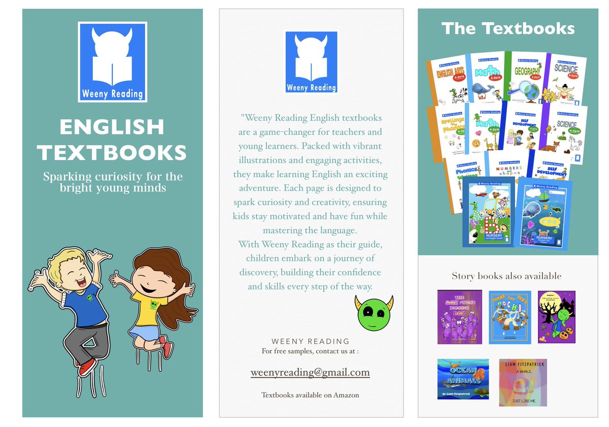 weenyreading's tweet image. WeenyReading.com
English Textbooks for kids

#青のミブロ #星降る王国のニナ #対象作品 #ブルーロック #タイミー #共同通信 #共同通信ニュース  #共同通信 #共同通信ニュース #DUNK #2024thailandheadlinesXML #bbcqt #DonBelle #Election2024 #bbcqt