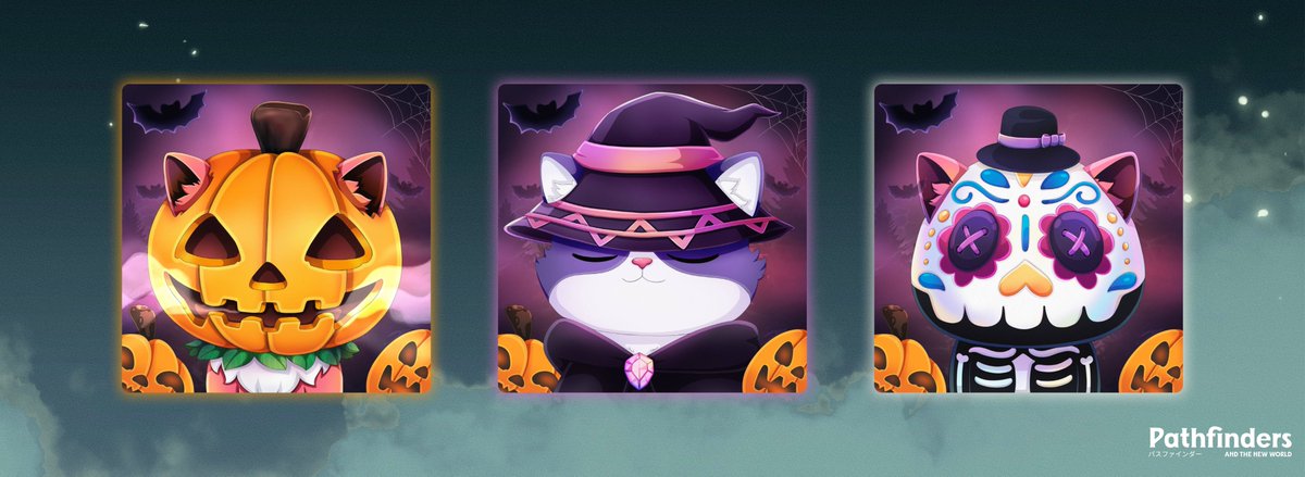 Our ALL-Treat-NO-Trick campaign is about to end. 🤯

For the last week we've given you chances to win one of three Mana the Cat 1/1s - The first three SPECIAL NFTs to join the Pathfinders collection!

Here were the options:
- Buy a Pathfinder Totem off secondary (closed)
-