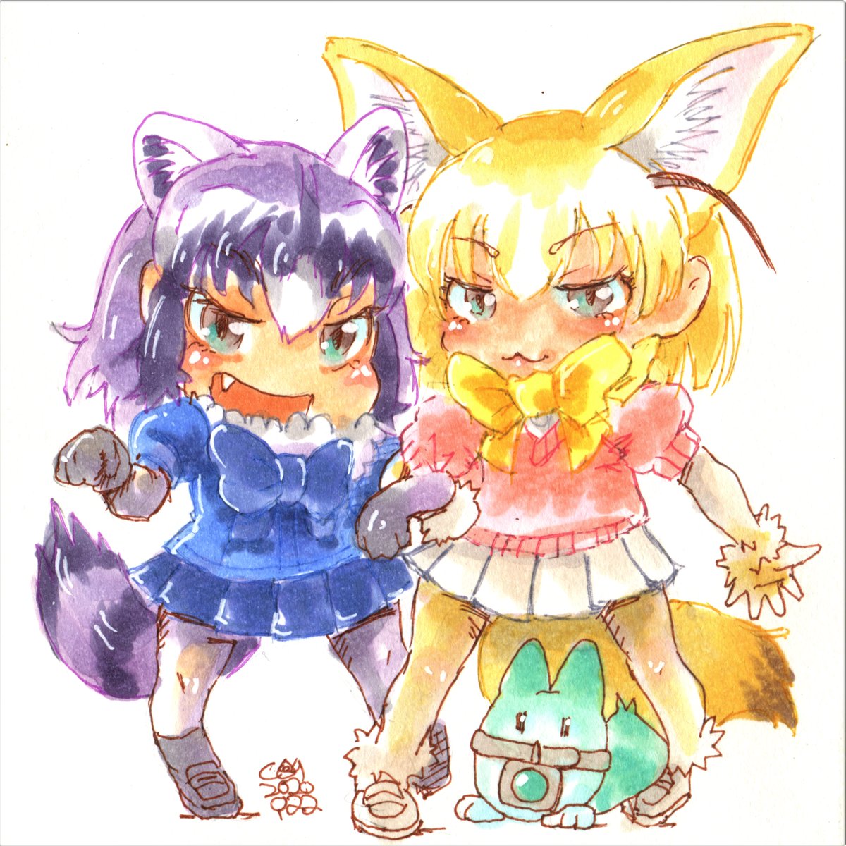 けものフレンズ「#けものフレンズ #けもフレ10周年 」|く り＠栗乃里工房のイラスト