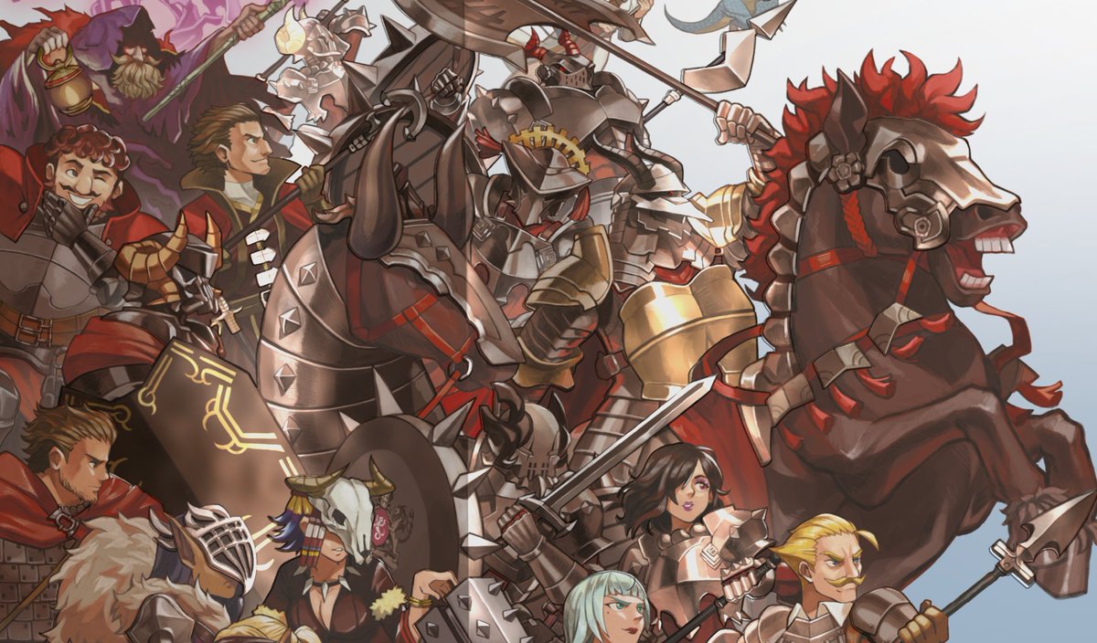 wwofmoi's tweet photo. It's finally revealed! I had the amazing opportunity of illustrating for @apwotmag 's 5th issue cover art featuring Atlus Sega's Unicorn Overlord 🦄

This features over 40 characters that they cant even fit into this post. Truly the biggest piece of artwork I've ever done! https://t.co/Y7u1pb4Yoj