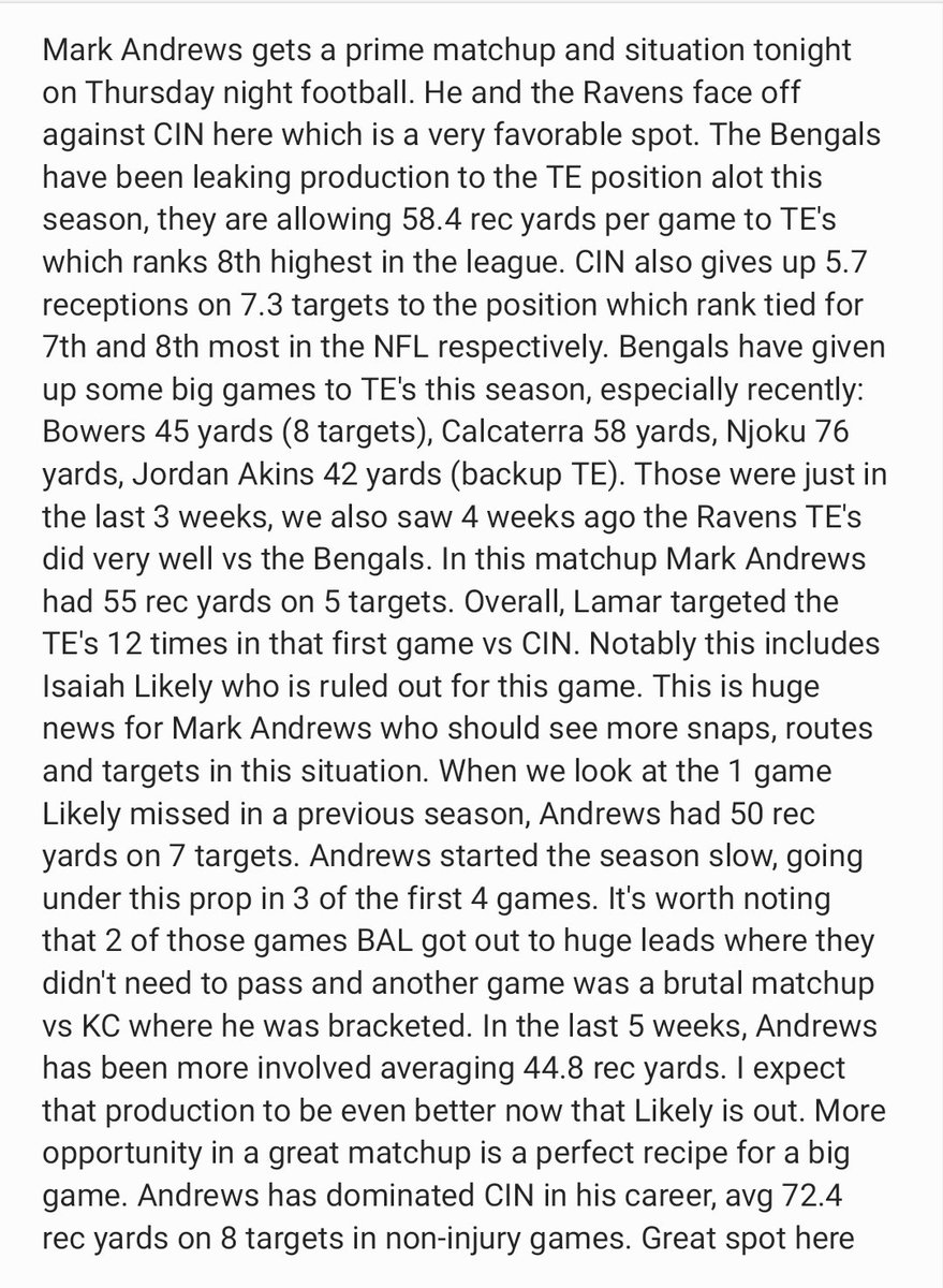 Mattplayerprops's tweet photo. I post in depth write ups/analysis showing members why each play holds value!

Get this daily along with the long term profitable plays no matter the sport 👀

Click the link to join, don't miss out ⬇️
https://t.co/LaLlVSNDus https://t.co/o2LOetXfTm