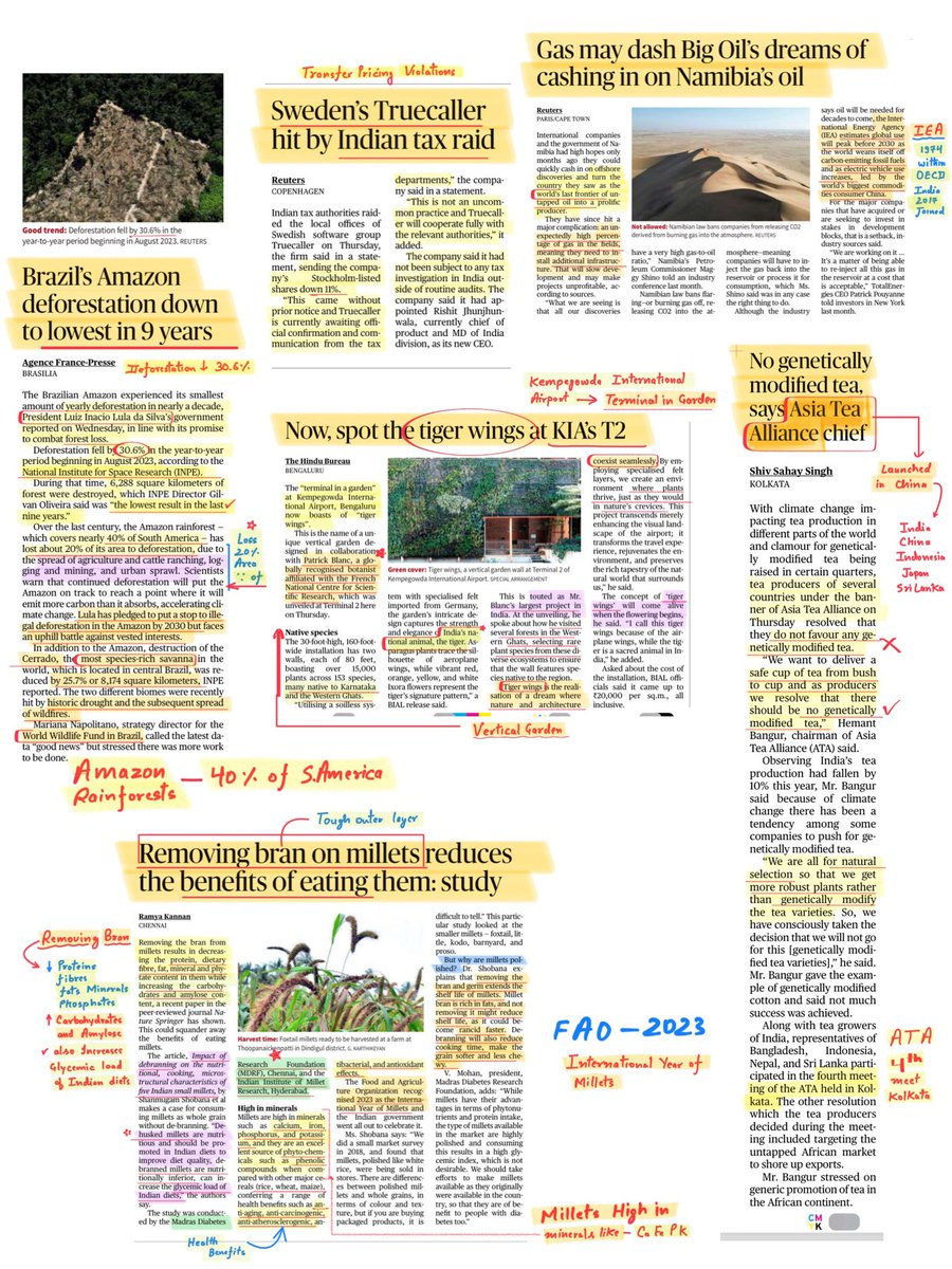 StudyRules12's tweet photo. Current updates and news
#upscprelims2025
#HPPSC
#CurrentAffairs
#News
#facts
#knowledge
#Garime
#Sweden
#Namibia
#TrueCaller
#Tiger
#Amazonforests
#Tea
#Millets https://t.co/XGsNHlNLFu