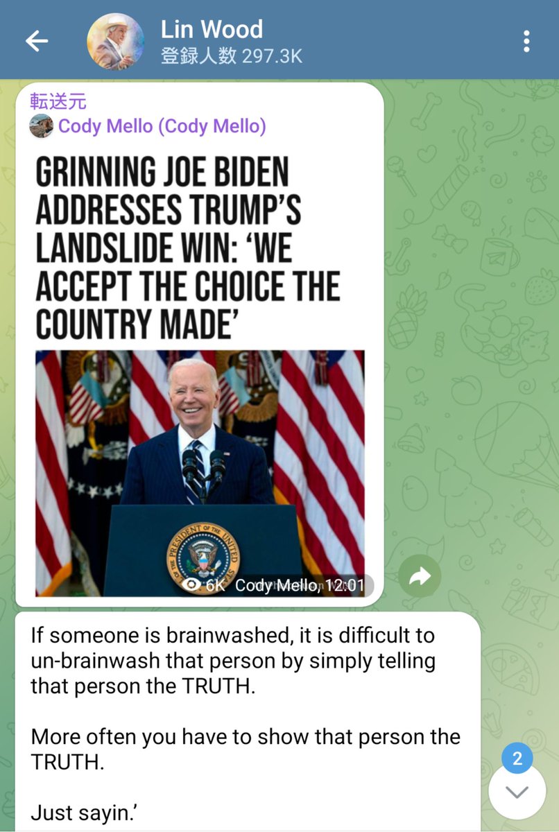 yoshikoo00's tweet photo. If someone is brainwashed, it is difficult to un-brainwash that person by simply telling that person the TRUTH.

More often you have to show that person the TRUTH. 

Just sayin.’

Lin 🙏❤️🇺🇸
https://t.co/uEz30RCuDD

#ENDTDS https://t.co/mDqQQUMyml