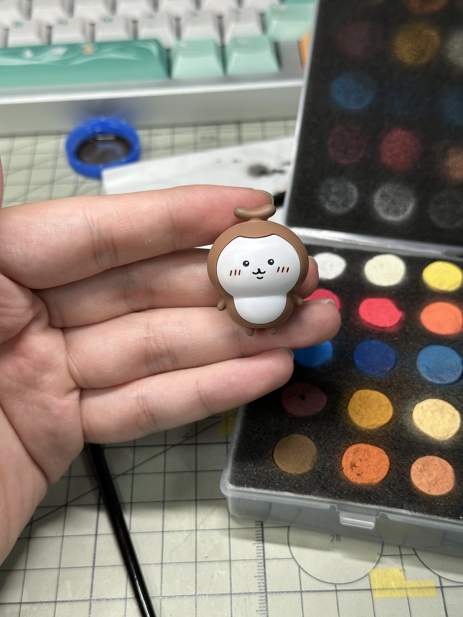 可爱的独角仙！
原型：<a href="/pandajiang9/">潘大酱</a> 
涂装：<a href="/ExiaOP/">OPlane</a>
#ちいかわ #chiikawa