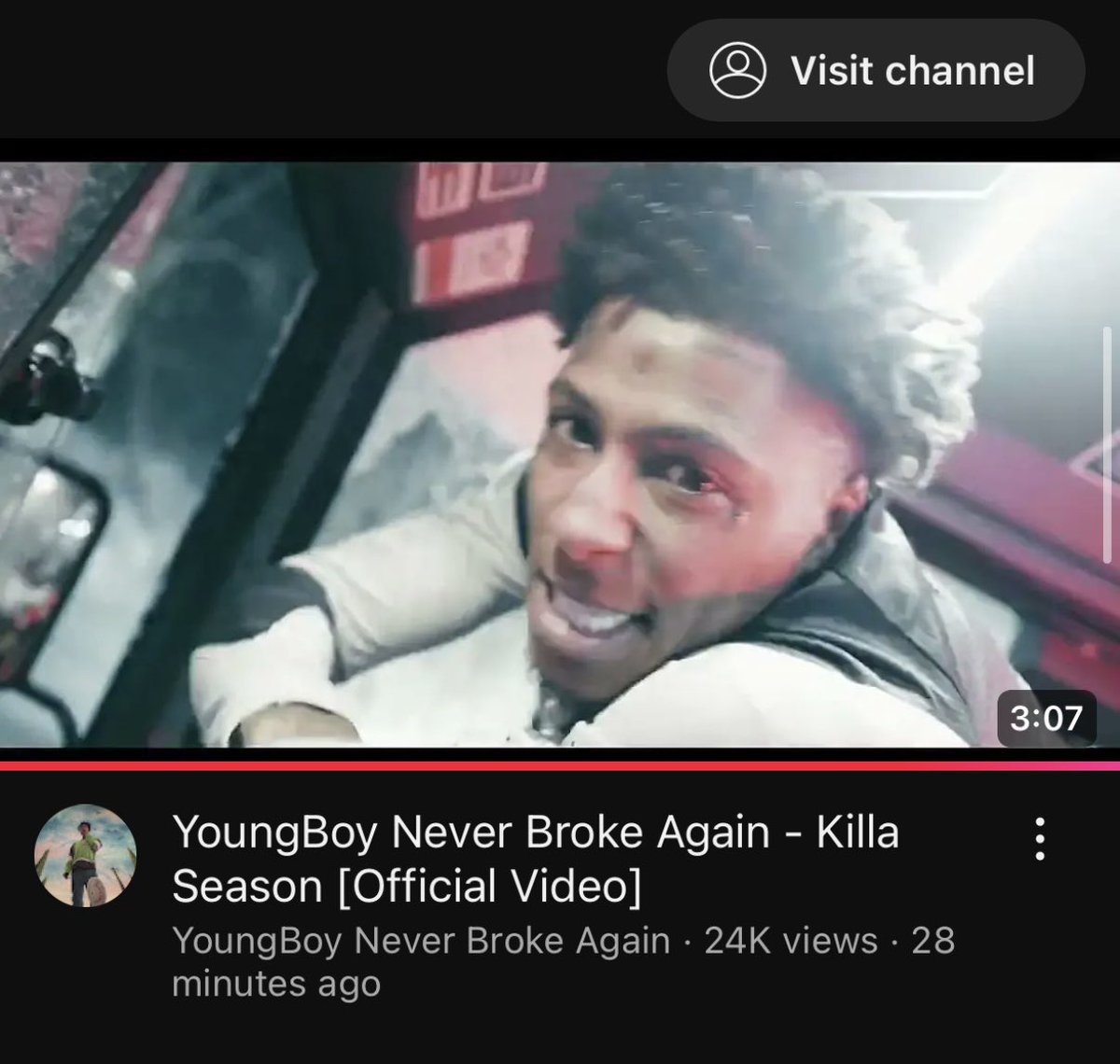 Listening to 5 NEW NBA YoungBoy Songs to start off the weekend.  🕺