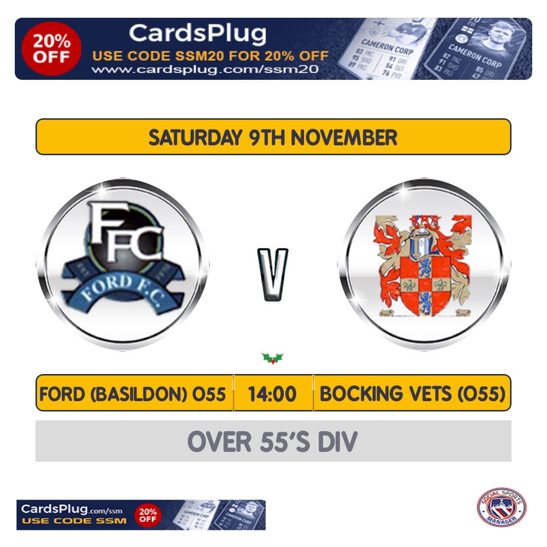 Bocking Vets FC (45’s & 55’s) tweet media