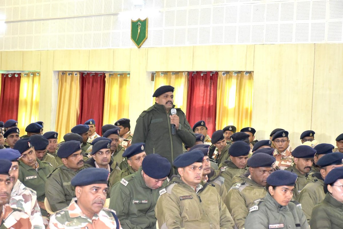 OfficialDOWO's tweet photo. #ITBP
Sh. Jaspal Singh, ADG, Western Command, visited NW Frontier HQ and Leh-based BOPs from 04 to 07 Nov 2024, motivating troops to uphold high standards in fitness and weapon training, emphasizing PNS and DLTS usage.
 
#HIMVEERS
#DOWO
#DOWOSociety https://t.co/H8cVj7mUDn