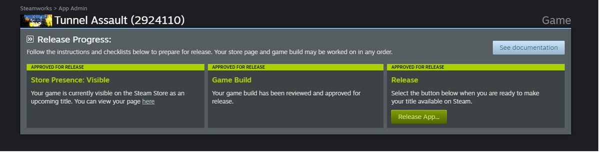 CrazyRetroGame1's tweet image. And away it goes. Tunnel Assault is released.

Buy Now from store.steampowered.com/app/2924110/

#indiegame #TunnelAssault