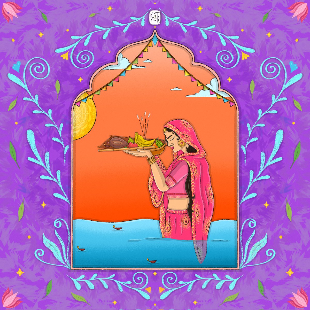 Chhath Mahaparv | Usha Arghya ❤️

#chhathpuja2024 #ChhathPuja #artmarket #illustration