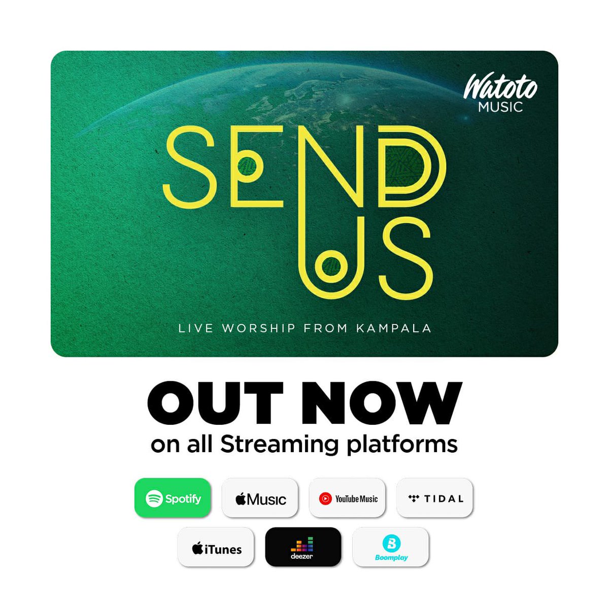 Thank you Jesus! #SendUs 
<a href="/watotochurch/">Watoto Church</a> <a href="/WatotoMusic/">Watoto Music</a>