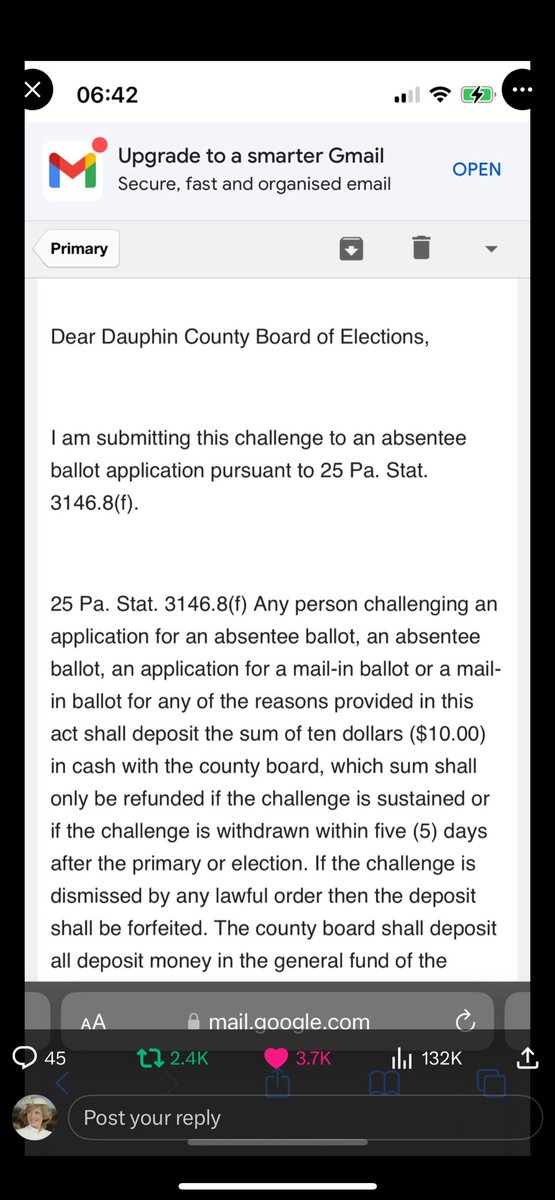 Stopthehate555's tweet photo. @McSpocky #SomethingIsWrong #DoNotConcedeKamala
#FuckTrump #MoreVotesToCount #TrumpCheated #CheckYourMailBallot #DemandARecount https://t.co/ULgRS6Dakz