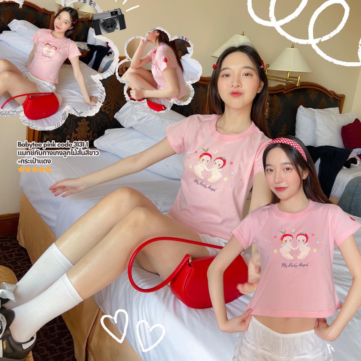 7663 เสื้อยืดพร้อมส่ง 🎀 tweet media