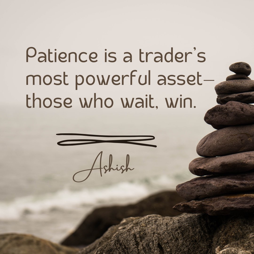 AshishMeher7's tweet image. Patience isn't just a virtue; it's a trader's greatest asset.

In the market, those who wait often reap the real rewards. 🌱 #TradingMindset #PatienceWins