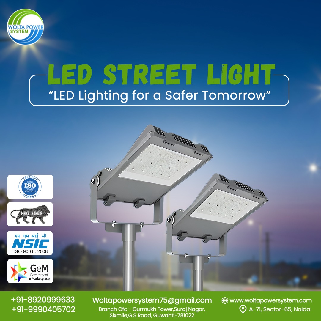 PowerWolta's tweet image. Illuminate the streets with safety and efficiency! 🌟 Our LED street lights are designed to brighten up communities, ensuring safer roads and pathways. 

Contact us for more details: +91 8920999633, +91 9990405702
🌐 woltapowersystem.com

#WoltaPowerSystem #LEDStreetLight