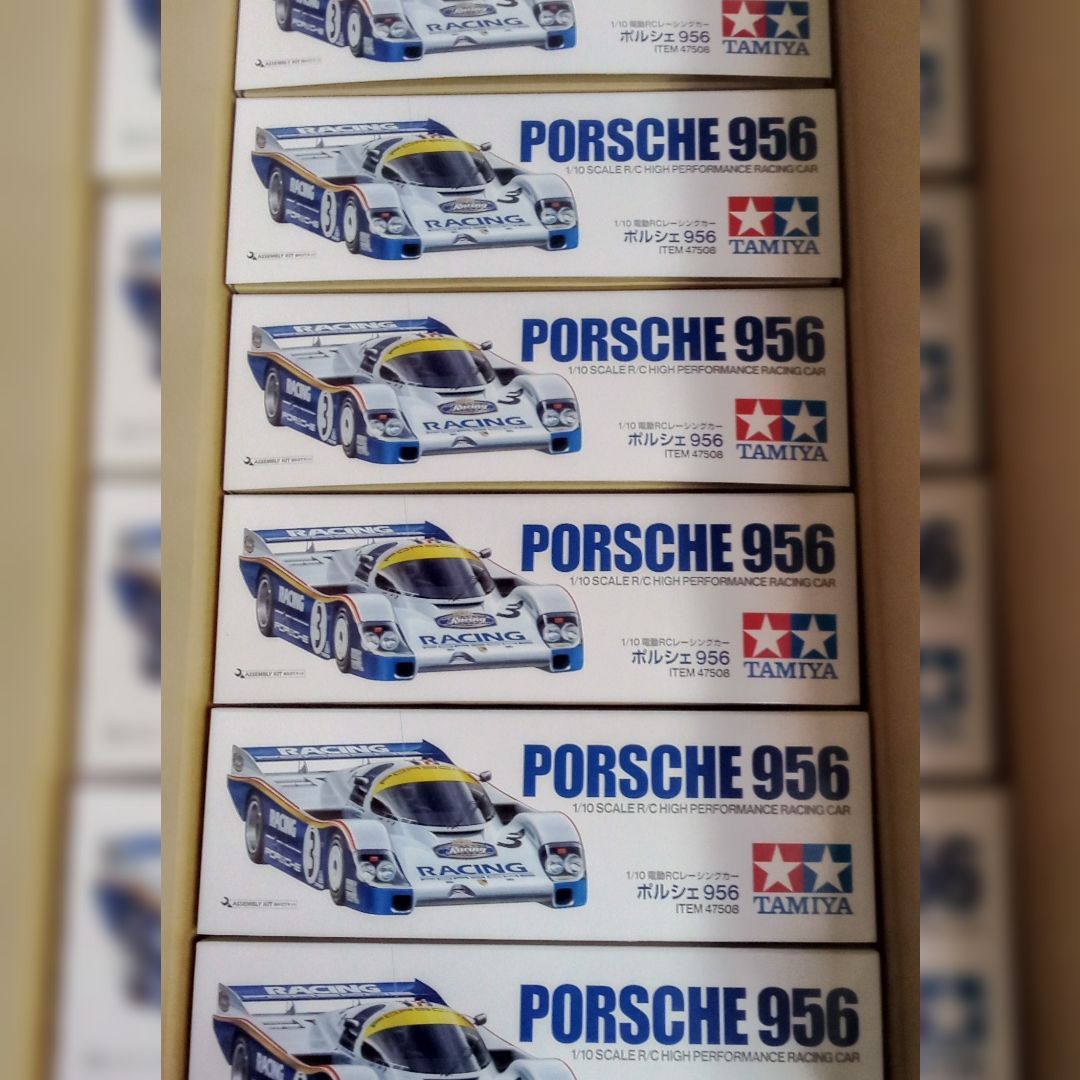 タミヤ 1/10 ポルシェ956 RCカーキット ボディ、ホイール タミヤ1/10