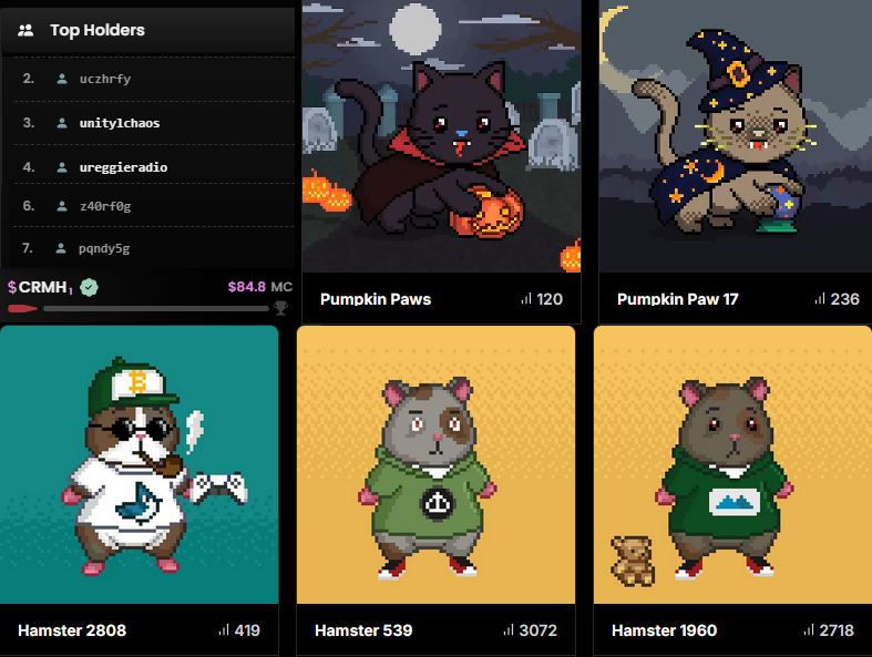 Crypto Matcha (@crypmatcha) on Twitter photo Top 5 CRMH holders on <a href="/PampIT_fun/">PampIT | $PAMP 🪙</a> !
Check ur NFT inventories, u got little airdrop! Top 5 CRMH holders on <a href="/PampIT_fun/">PampIT | $PAMP 🪙</a> !
Check ur NFT inventories, u got little airdrop!