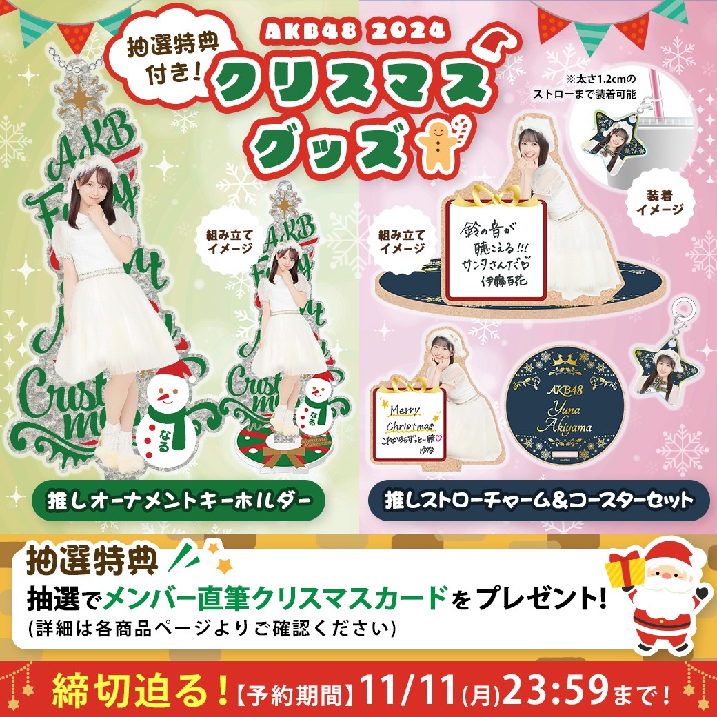 ⚠ご予約は本日23:59まで⚠ #AKB48 2024クリスマスグッズ