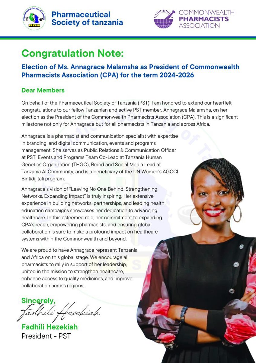 Congratulations <a href="/Annagrace_ag_/">Annagrace Malamsha</a> <a href="/pst/">Paul Toney</a>