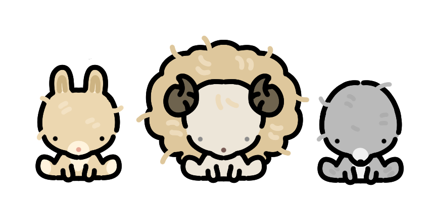 #트레틀 

지인분들께 드렸던 동물 틀 색만 부어서 모에화 하시라구 배포합니다~ 🐾🐾
개인적 잔털을 털색에 맞춰 넣어주시면 좀 더 꼬질꼬질하게 즐길 수 있던 것 같아요 ^____^)ㅇ 
편하게 써주세용 ~