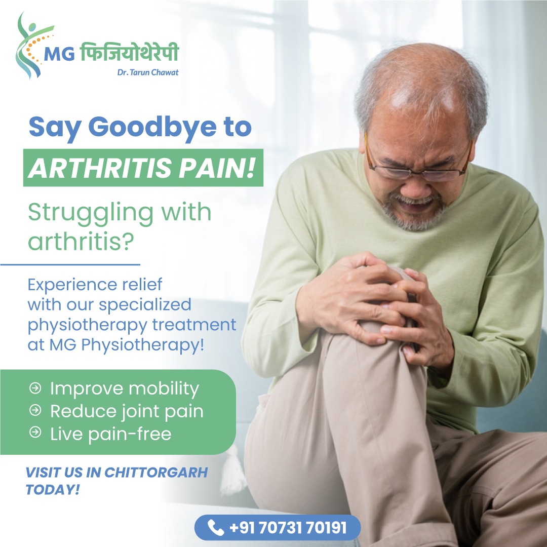 mgphysio01's tweet photo. 🌿 Find Relief from Arthritis Pain at MG Physiotherapy! 🌿
👉 For More Information:
https://t.co/BD3WS9KsJ7
📞 (+91) 8905023737
✉️ tarun.chawat1@gmail.com
📍 Chittorgarh, Rajasthan, India
#ArthritisRelief #PainFreeLiving #MGPhysiotherapy #JointPainSolution #PhysioCare https://t.co/2Z4YeZaPnj